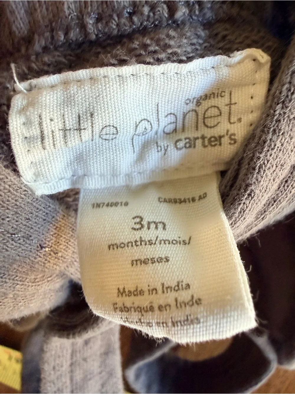 Baby Gray Organic Cotton Romper Overalls - Soft Everyday Playwear